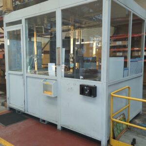 Cabine type Algeco aménagée en bureau transportable. 260 x 317 x 212 cm – Image 2