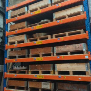 3 racks à palette de marque Duwic. 6 metres de largeur hauteur 5 mètres. 2 tonnes 7 par niveau minimum; – Image 4