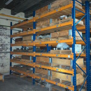 8 racks à palettes de marque Duwic largeur d'une baie 320 cm hauteur 400 cm. – Image 3