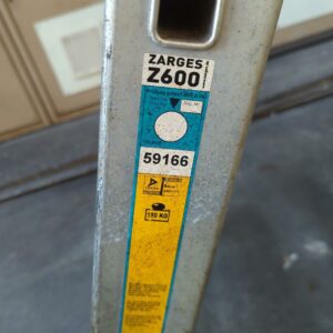 Gazelle de marque Zarges à 2 fois 5 marches. Charge max 150 kg. Hauteur 265 cm – Image 3