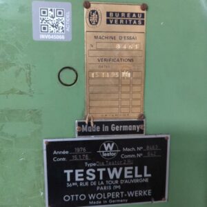Machine de mesure de dureté de marque Wolpert modèle D'ia Testor 2R – Image 3
