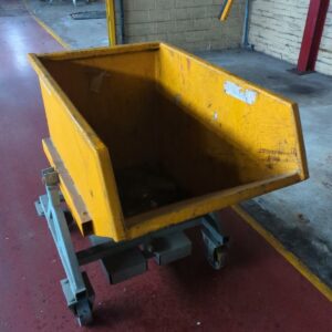 Benne sur roulettes de marque Labruche. Charge utile 1000 kg. – Image 2