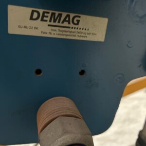 Palan électrique de marque Demag. Charge 2000 kg. Ref 54.8.11 – Image 4