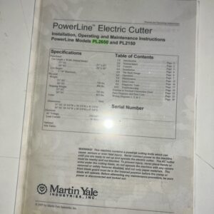 Massicot Power Line électric cutters 126x98x121 – Image 4