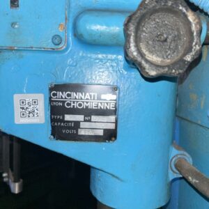 Perceuse colonne Cincinnati Chomienne type PE 17 8526 capacité 12mm 220 volt avec meuble métallique 4 tiroirs. 100 x 72 x 72 cm – Image 3