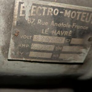 Touret à meuler de marque Electro Moteur. – Image 4