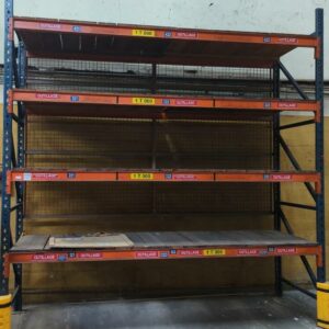Rack à palette de marque Duwic 320 cm de largeur et 5 mètres de hauteur