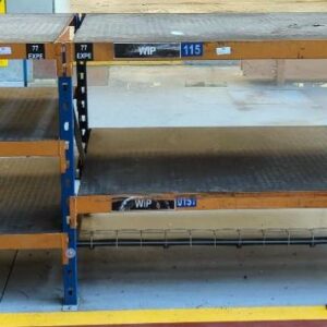 3 racks à palettes de marque Duwic dont 142 x 246 x 90 cm;  106 x 186 x 101 cm ; 106 x 106 x 101 cm. – Image 2