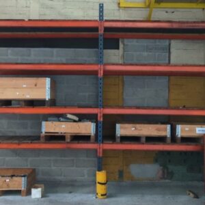 3,5 m linéaires de rack à palette de marque Duwic.