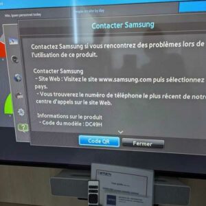 Moniteur 49 pouces de marque SAMSUNG modèle DC49H, avec attache murale. Localisation : Canada 1er (2b01) – Image 2
