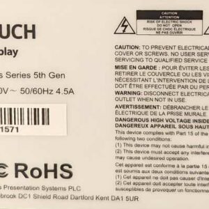 Clevertouch 75 pouces Pro Series system. Localisation : labo (0L26) – Image 2