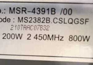 Micro ondes 800 W de marque LG modèle MSR4391B. Localisation : Theta cafet – Image 2