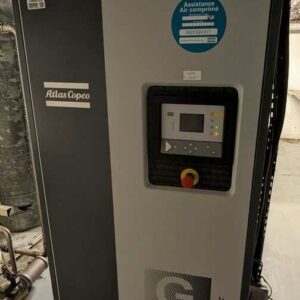 Compresseur d'air de marque ATLAS COPCO modèle GA22VSD+FF. 12,75 bar. Année 2017. Localisation : Canada rdc bas
