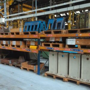 3 baies de racks à palettes (voir détails dimensions photos)