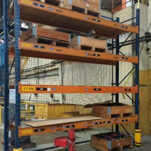 Rack à palettes de marque Duwic. 4 lisses 360 cm de longueur. (voir détails dimensions sur photo) – Image 2