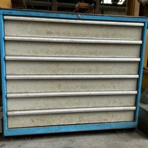 Armoire métallique 6 tiroirs. 105 x 120 x 72 cm (fermée à clef) – Image 2