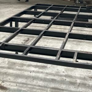 Ratelier métallique horizontal pour pièces usinage. 54 x 500 x 300 cm – Image 2