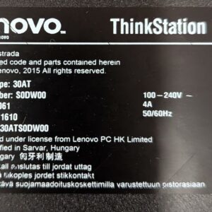 Ordinateur de marque Lenovo modèle ThinkCentre P310, processeur core i7. 17 unités vendues avec faculté de réunion. Localisation : 10 rue du Ballon 93160 Noisy le Grand – Image 3