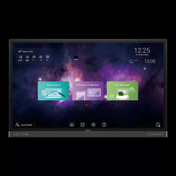 Ecran intéractif tactile de marque BENQ modèle RP860 I K, 86 pouces. Avec son support sur pied de marque Conen. 11 unités vendues avec faculté de réunion. Localisation : 10 rue du Ballon 93160 Noisy le Grand