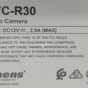 Caméra vidéo de marque Lumens modèle VC-R 30. 2 unités vendues avec faculté de réunion. Localisation : 9 avenue Percier 75008 Paris – Image 2