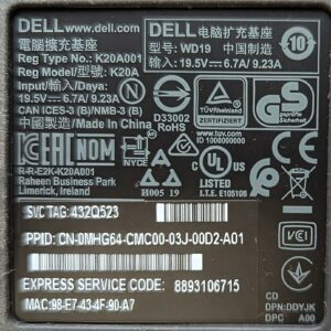 Dock Station de marque Dell modèle WD19. 500 unités vendues avec faculté de réunion? – Image 2