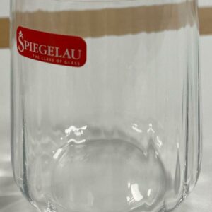 Lot de 12 verres Modèle Spielgau Lifestyle, hauteur 90mm, diamètre de 83 a 52mm pour une contenance de 340 ml. Quantités: 60 lots vendus avec faculté de réunion.