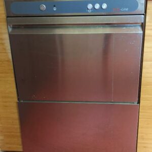 Lave verres professionnel de marque Eco-Line en inox alimentaire. 84 x 60 x 62 cm. Localisation : 6 rue Duret - 75116 Paris : -1 sam / rdc haut