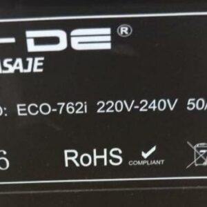 Fauteuil de massage de marque ECO-DE modèle 762i. (dossier abîmé, fonctionnel). (SS bat A salle Zen) – Image 4