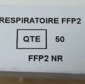 Carton comprenant 12 boîtes de 50 masques FFP2. Validité avril 2026. 20 cartons. Vendu à l'unité avec faculté de réunion. (16 cartons RDC bat A conciergerie + 4 carton RDC salle réserve) – Image 2