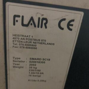 Sécheur de marque Flair modèle Smard SC18. (SS bat A, accès porte au pied escalier A, à côté salle 3A) – Image 3