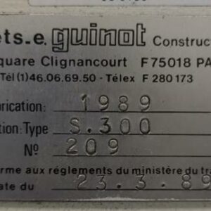 Scie à ruban de marque Guinot modèle S300. (bat B) – Image 3