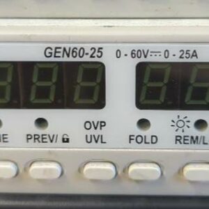 Alimentation stabilisée rackable de marque TDK modèle 60-25. (bat B)