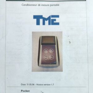 Conditionneur de mesure portable de marque TME. 2 unités. Vendu à l'unité avec faculté de réunion. (bat B) – Image 3