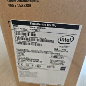 Mini pc Desktop de marque Lenovo ThinkCentre M710q i5 8G+256G (New). 9 unités vendues avec faculté de réunion. Localisation : 10 rue du Ballon - 93160 Noisy-le-Grand (ex 310) – Image 2