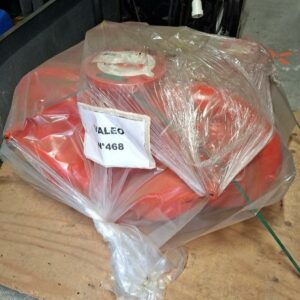 Pompe en ligne double de marque Salmson modèle DIL410-25/7.5, neuve. (local extérieur)