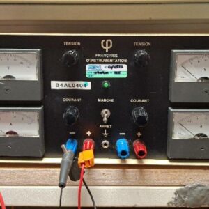 Alimentation stabilisée de marque Française d'Instrumentation. (rdj labo cem)