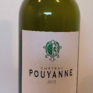 12 bouteilles de Graves Château Pouyanne, 2023. Bordeaux blanc. Caisse carton d'origine. Localisation: 30 rue Beauregard 60440 Nanteuil-le-Haudouin.