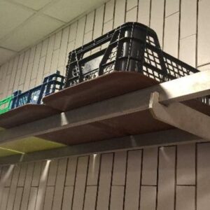 Etagère égouttoir en inox alimentaire. 27 x 214 x 40 cm. Localisation: -1 cuisine