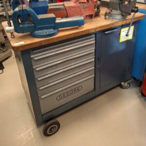 Servante à roulettes de marque Geodore à 5 tiroirs. 84 x 110 x 54 cm