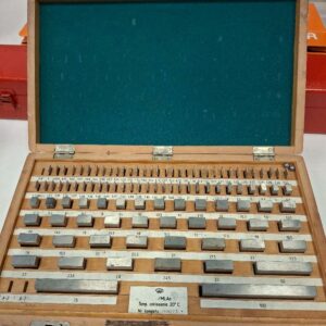 3 coffrets de cales étalons Johansson (incomplets)