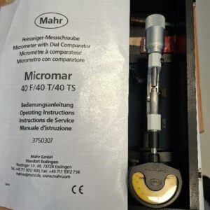 Micromètre a comparateur de marque Mahr