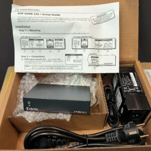 Émetteur de marque Extron Electronics modèle DTP HDMI 230. Non testé. Localisation : 30 rue Beauregard 60440 Nanteuil-le-Haudouin