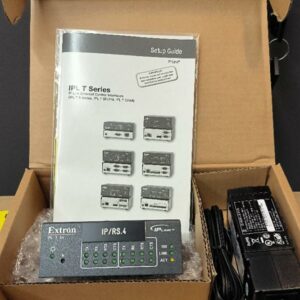 Processeur de contrôle de marque Extron Electronics modèle IPL T S4. Non testé. Localisation : 30 rue Beauregard 60440 Nanteuil-le-Haudouin