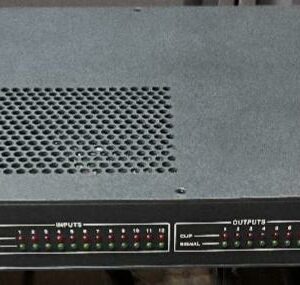 Matrice 12x8 à processeur numérique ProDSP de marque Extron Electronics modèle DMP-128. Non testé. Localisation : 30 rue Beauregard 60440 Nanteuil-le-Haudouin