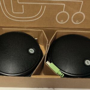 Lot de 20 microphones pour système de visioconférence de marque Logitech modèle V-U0037 en vrac. Non testé. Localisation : 30 rue Beauregard 60440 Nanteuil-le-Haudouin