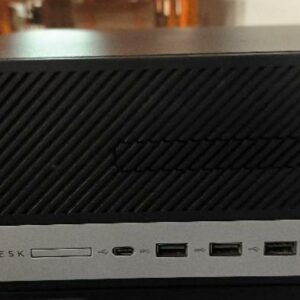 Unité centrale de marque HP modèle EliteDesk 705 G4 SFF. Vendu en l'état non testé. 21 unités. Vendu à l'unité avec faculté de réunion. Localisation: 30 rue Beauregard - 60440 Nanteuil-Le-Haudouin