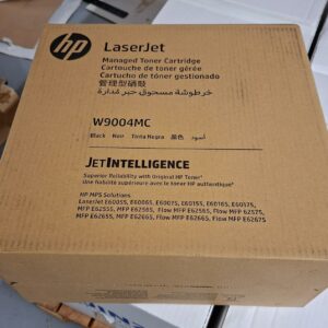 Cartouche de toner gérée. HP Laserjet. Couleur noire. Référence : W9004MC. Localisation: 30 rue Beauregard - 60440 Nanteuil-Le-Haudouin