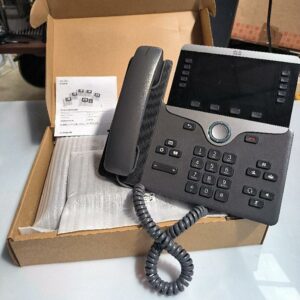 Téléphone professionnel de la marque Cisco modèle CP-8851. Sans alimentation et non testé. 25 unités. Vendu à l'unité avec faculté de réunion. Localisation : 19 rue de Villeneuve 02200 Soissons