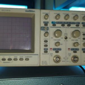 Oscilloscope de marque METEIX modèle OX8020 20MHz. (matériel non testé). 16 x 33 x 45 cm. (rdc)