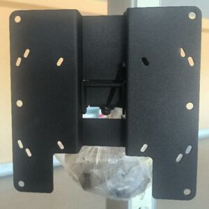 Support mural de marque ERARD, modèle APPLIK 45401, inclinable et orientable, en métal noir. Charge maximale : 30 kg. 10 unités. Vendu à l'unité avec faculté de réunion. (1er étage)